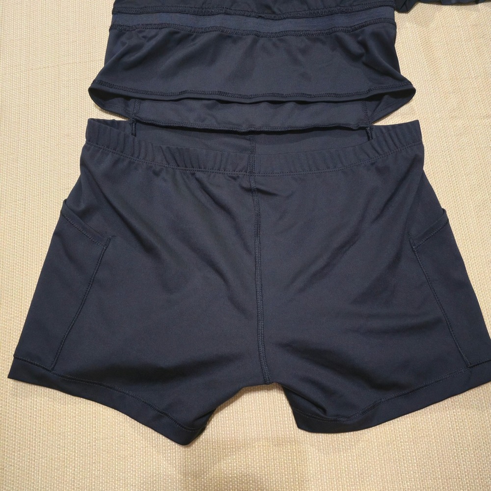 All in Motion Women Black Pleated Active Dress Built-in Shorts Pockets Sz M NWT - Picture 6 of 8